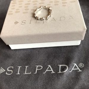 Silpada Sterling Silver Roundabout Ring
